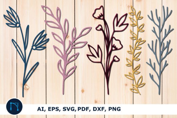 Download Wild Flowers Paper Craft SVG Bundle - Craft Collection