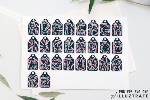Download Alphabet Gift Tags | Paper Craft Tags - Craft Collection